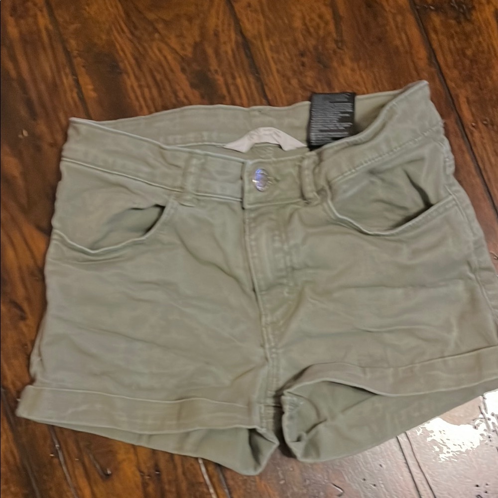 H&M Green Cargo Bottoms Relaxed Fit